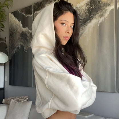 Cozy Cropped Hoodie (four colours here)